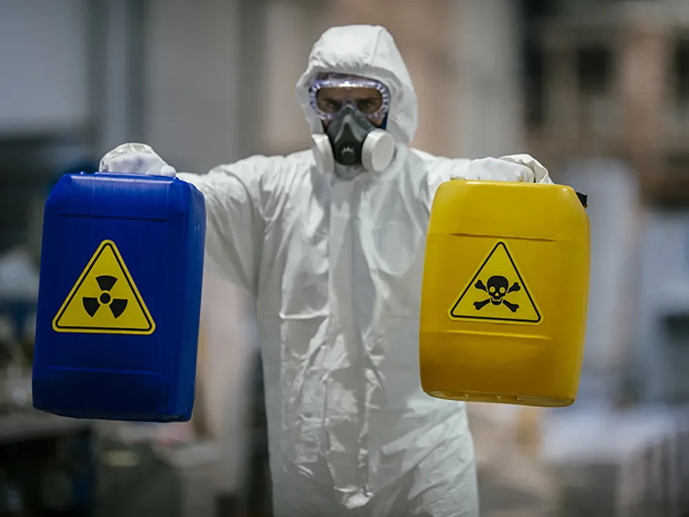 biohazard cleanup professionals at work in Medford